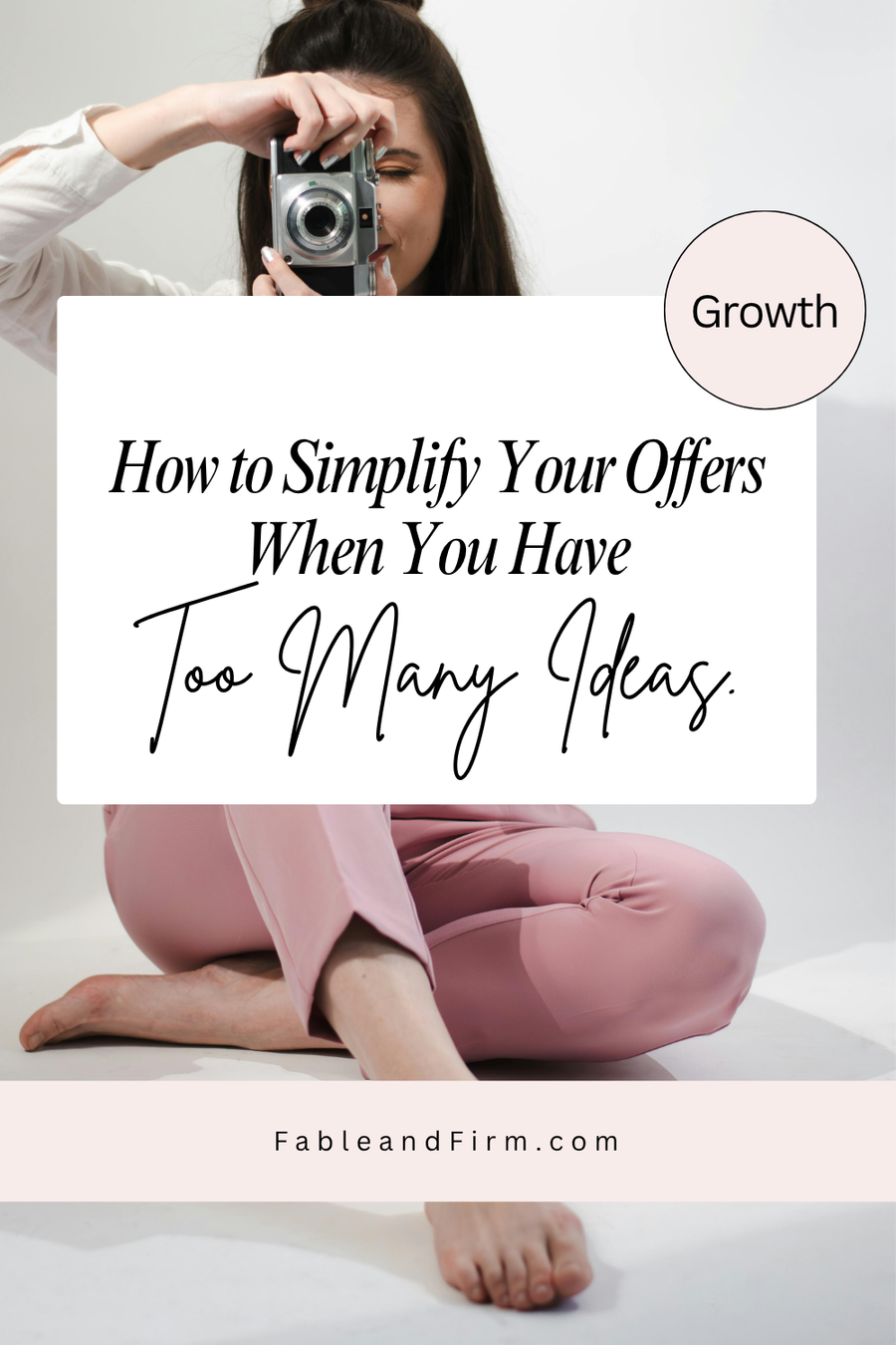 How to Simplify Your Offers When You Have Too Many Ideas