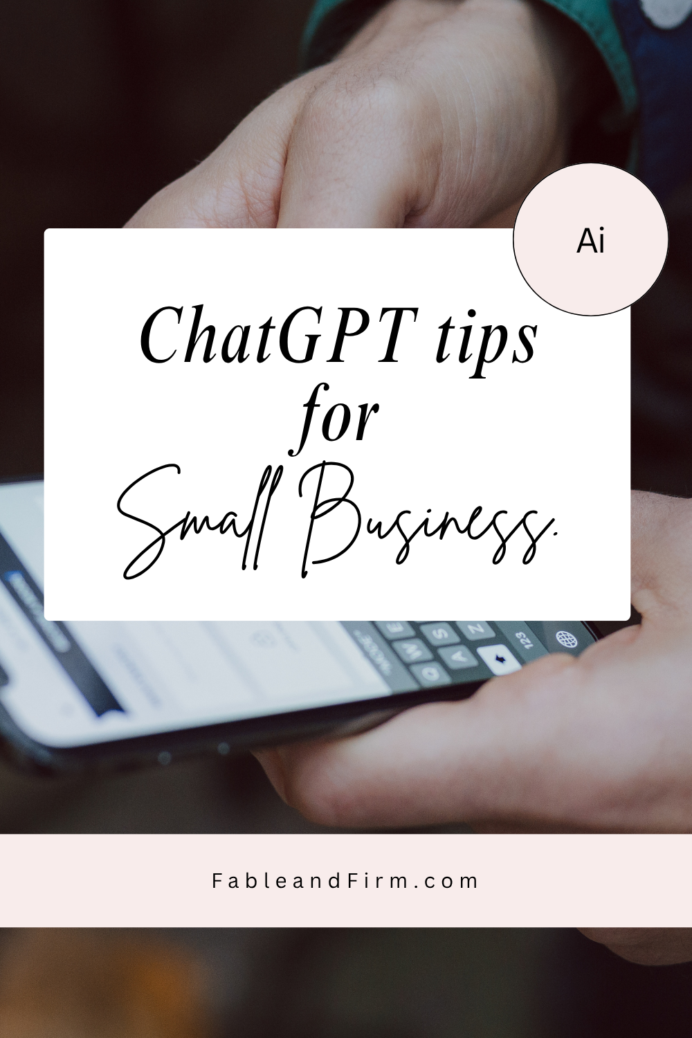 Chatgpt Tips for Small Business