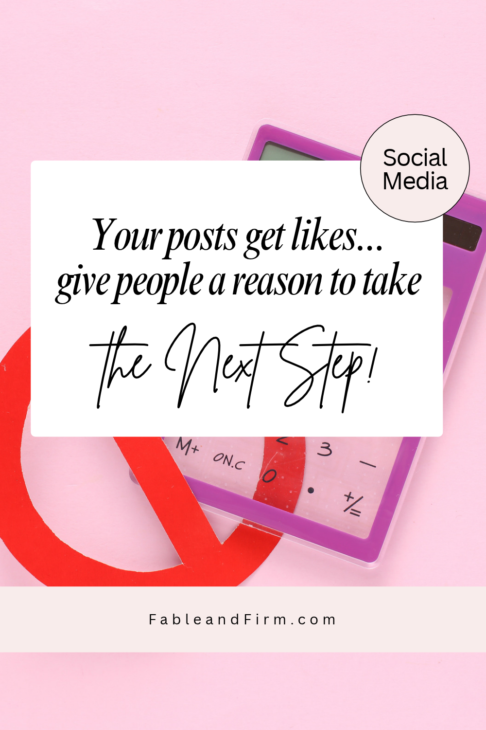 Your posts get likes. Give people a reason to take the next step.